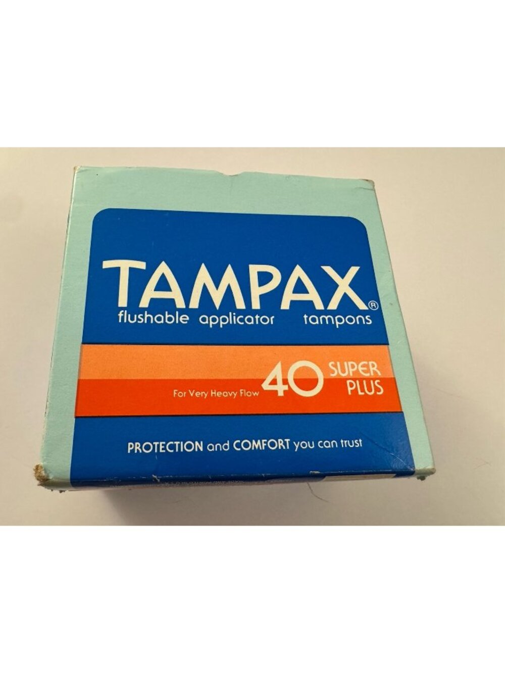 Vintage Box Of Tampax Tampons Movie Prop Super Plus BV11